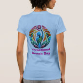 Feiern zum Internationalen Frauentag T-Shirt (Rückseite)