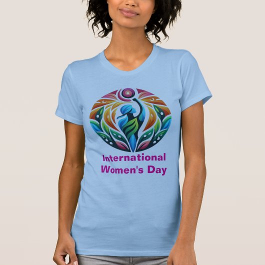 Feiern zum Internationalen Frauentag T-Shirt (Vorderseite)