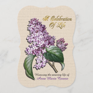 Feiern zum Leben Einladung Lilacs
