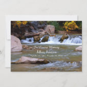 Feiern zum Leben Einladung Wasserfall (Vorderseite)