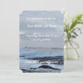 Feiern zum Leben laden Sturm in die Wolkenkratzer  Einladung (Stehend Vorderseite)