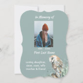 Feiern zum Lebensdienst Einladung zum Barnauligenv (Vorderseite)