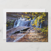 Feiern zum Lebenseinbruch Herbstfall Einladung (Vorderseite)