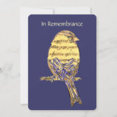 Feiern zum Live-Service Einladung Musik Song Bird (Vorderseite)