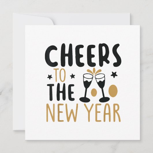 Feiern zum neuen Jahr 2025 Countdown Wein Drinkin Einladung (Vorderseite)