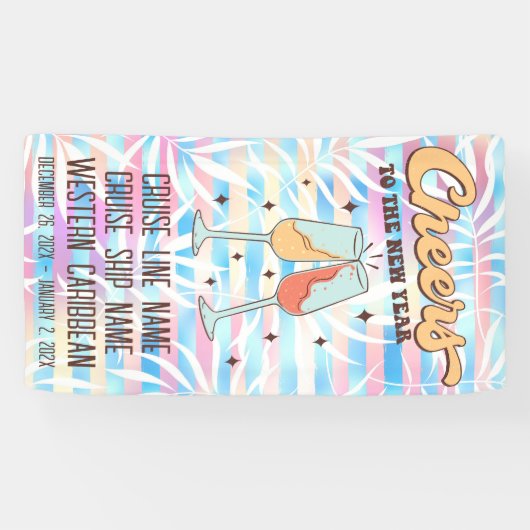 Feiern zum neuen Jahr Banner (Horizontal)