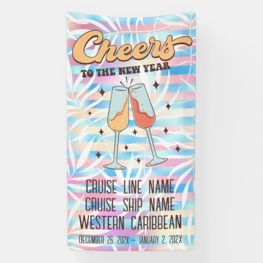 Feiern zum neuen Jahr Banner (Vertikal)