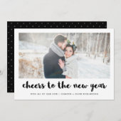 Feiern zum neuen Jahr | Foto Feiertagskarte (Vorne/Hinten)