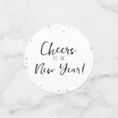 Feiern zum neuen Jahr Konfetti (Klein Vorderseite)