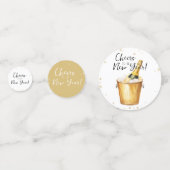 Feiern zum neuen Jahr Konfetti (Vorderseiten)