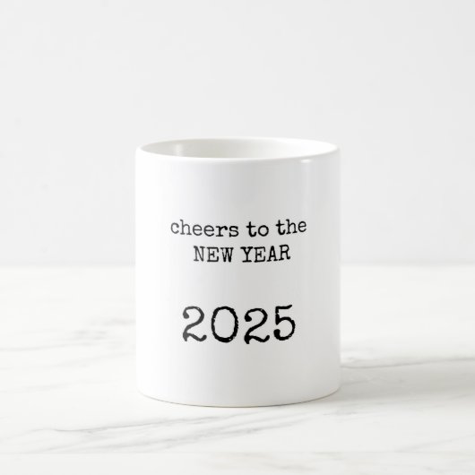 Feiern zum Neujahr, Tasse des Kaffees (Mittel)