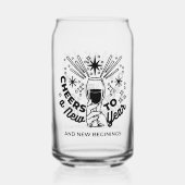 Feiern zum Neujahrsfest Dosenglas (Vorderseite)