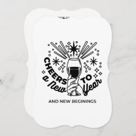 Feiern zum Neujahrsfest Einladung