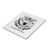 Feiern zum Neujahrsfest Fliese (Seite)