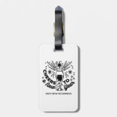 Feiern zum Neujahrsfest Gepäckanhänger (Rückseite vertikal)