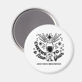 Feiern zum Neujahrsfest Magnet