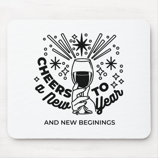 Feiern zum Neujahrsfest Mousepad (Vorne)