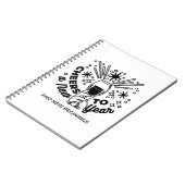 Feiern zum Neujahrsfest Notizblock (Linke Seite)