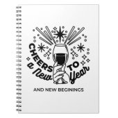 Feiern zum Neujahrsfest Notizblock (Vorderseite)