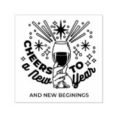 Feiern zum Neujahrsfest Permastempel (Design)