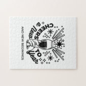 Feiern zum Neujahrsfest Puzzle (Horizontal)