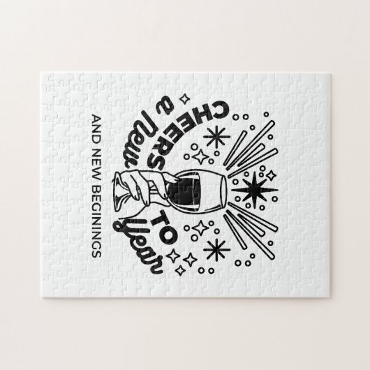 Feiern zum Neujahrsfest Puzzle (Horizontal)