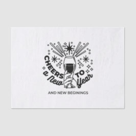 Feiern zum Neujahrsfest Seidenpapier