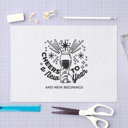 Feiern zum Neujahrsfest Seidenpapier (Handwerk)