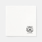 Feiern zum Neujahrsfest Serviette (Vorderseite)