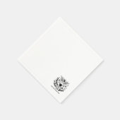 Feiern zum Neujahrsfest Serviette (Ecke)