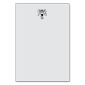 Feiern zum Neujahrsfest Tischnummer (Rückseite)