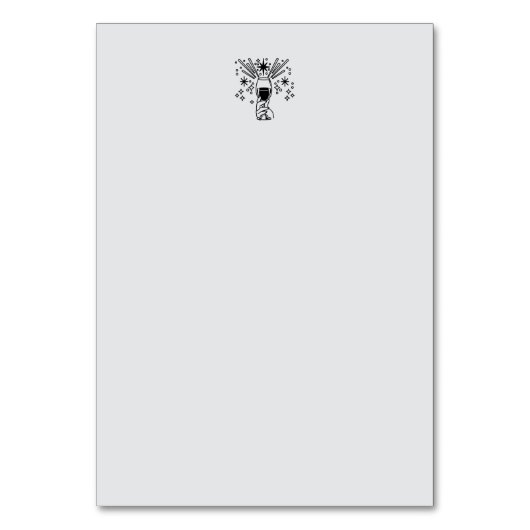 Feiern zum Neujahrsfest Tischnummer (Rückseite)