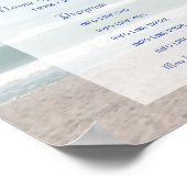 Feiern zum Strand und zum Foto des Programms Life Poster (Ecke)