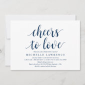 Feiern zum Thema Liebe, Modernes Brautparty I Einladung (Vorderseite)