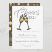 Feiern zur Einladung zum neuen Jahr (Vorne/Hinten)