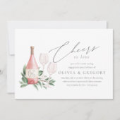 Feiern zur Liebe der Wein-Degustations-Partei Einladung (Vorderseite)