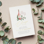 Feiern zur Liebe der Wein-Degustations-Partei Folieneinladung