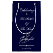 Feiern zur "Mutter der Braut" der Navy Kleine Geschenktüte (Vorderseite)