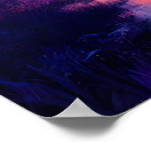 Feiernächte, Starlit River im Wald Poster (Ecke)