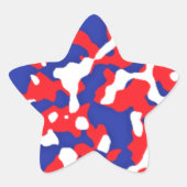 Feiernde Fourth of July Aufkleber (Vorderseite)