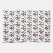 Feiernde Freunde Küchentuch (Horizontal)