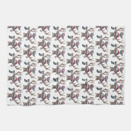 Feiernde Freunde Küchentuch