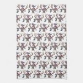 Feiernde Freunde Küchentuch (Vertikal)