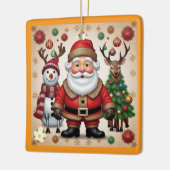 "Feiernder Cheer" Keramikornament (Links)