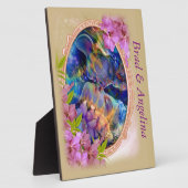 Feierndes Paar. Fotoplatte (Seite)