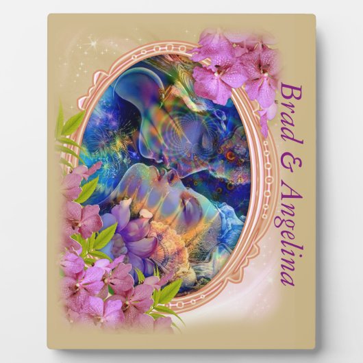 Feierndes Paar. Fotoplatte (Vorderseite)