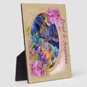 Feierndes Paar. Fotoplatte (Seite)