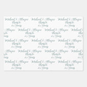 Feiert 25 Jahre Grün 25 Jahre Geschenkpapier Set (Vorderseite 2)