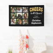 Feiert 40 Jahre 9 FotoCollage 40. Geburtstag Banner (Insitu)