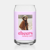 Feiert 40 Jahre Foto-Retro 40. Geburtstag Dosenglas (Vorderseite)